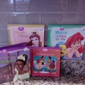 4 Disney Princess Books